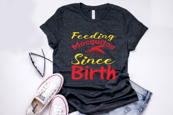 Feeding Mosquitoes SVG: Graphics for T-Shirt Designs