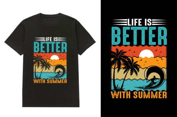 Life is Better with Summer Shirt Design Graphics Review