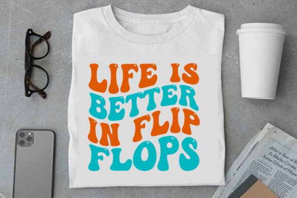 Retro Summer Graphics: Life is Better in F T-Shirt Designs