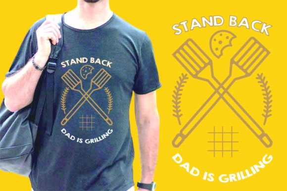 Stand Back Dad Grilling Design: An Embroidery Review