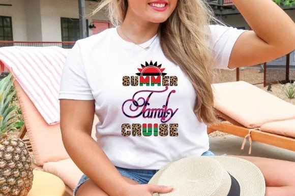 Summer Family Cruise Graphics for T-Shirt Designs