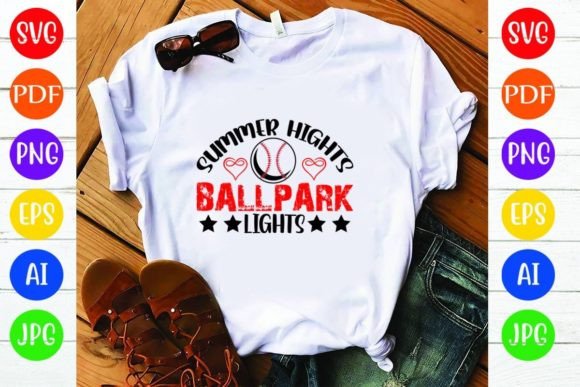 Summer Hights Ballpark Lights: Graphics & T-Shirt Designs