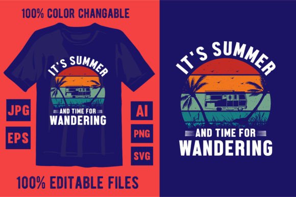 Summer New T-shirt Design Premium Vector Graphics Review