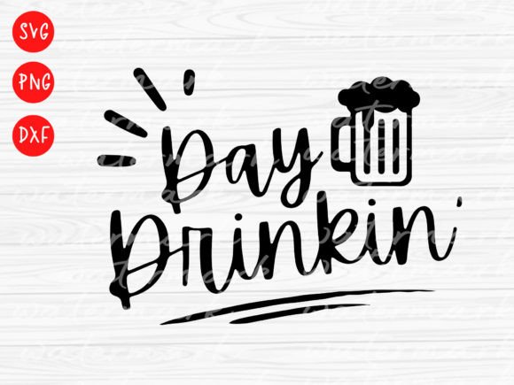 Summer Svg Graphics for Day Drinking T-Shirt Designs