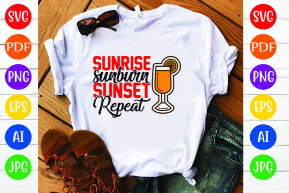 Summer T Shirt Design Graphics for Local Branding