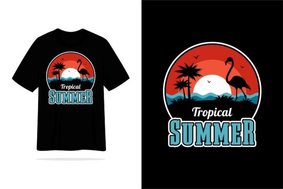 Summer Tropical Tshirt Design: An Embroidery Review