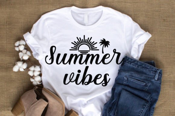 Summer Vibes SVG: Graphics for T-Shirt Designs