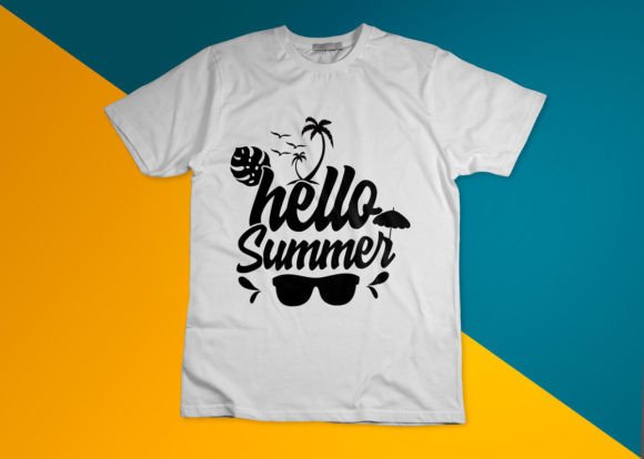 Typography Summer T-Shirt Design: Graphics Review